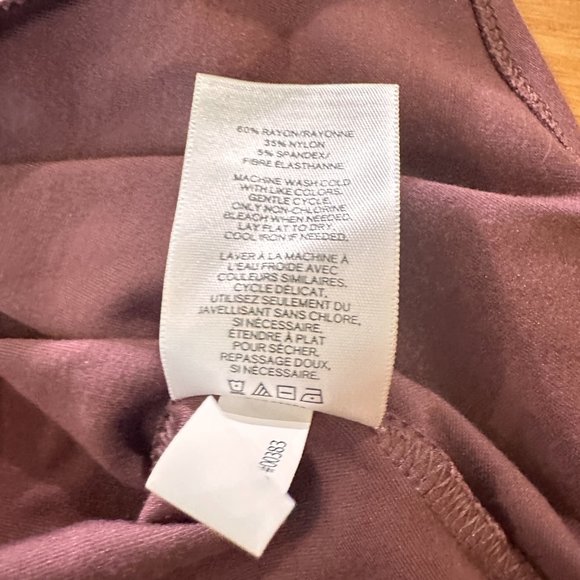 Express Purple Twist Knot Crewneck T-Shirt Mauve Size Medium - Picture 7 of 7